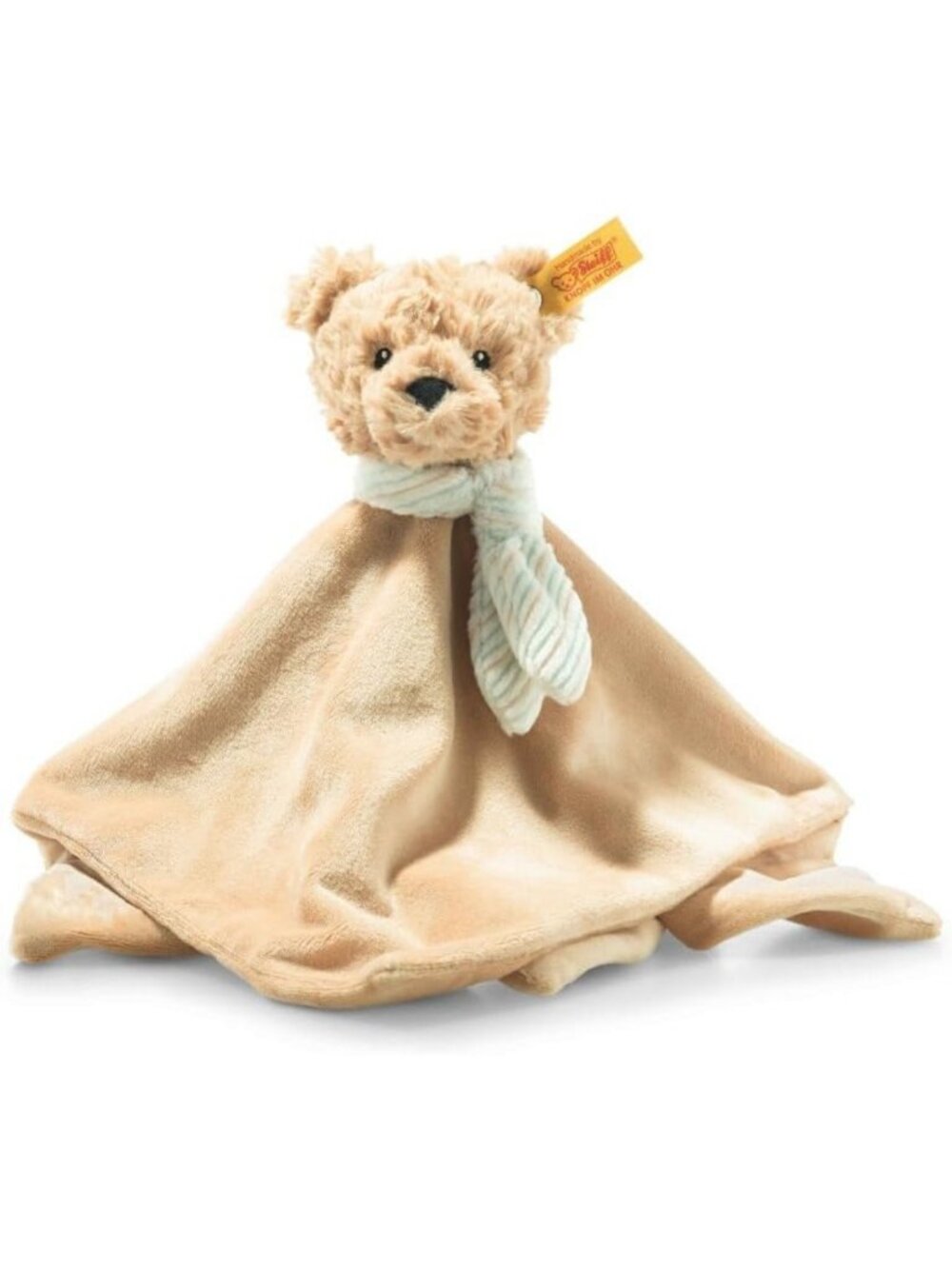 Handcrafted Premium Plush Teddy Bear Lovey Security Blanket - 10.25" Soft Cuddle